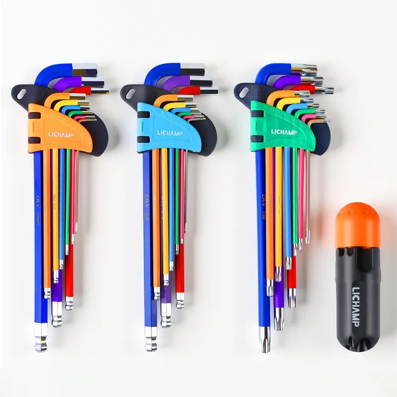 Lichamp 27-piece hex and Torx key set, product photo
