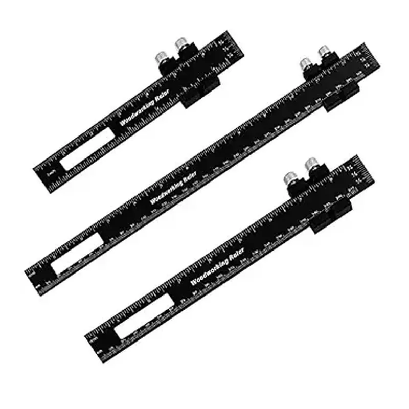 Precision pocket rules, three-pack, product photo
