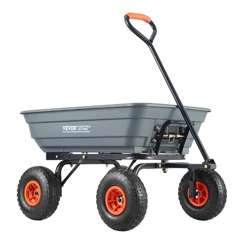 VEVOR 600 lb garden dump cart, product photo